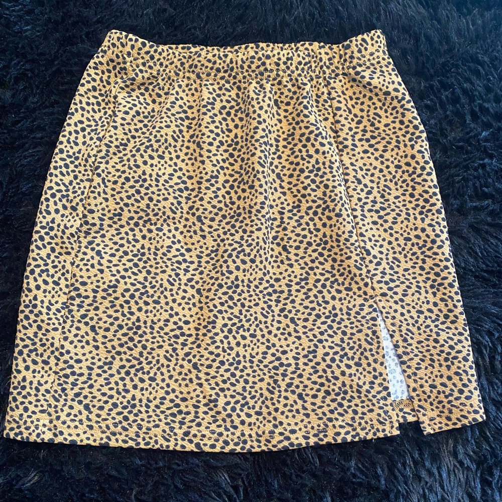 SHEIN CHEETAH MINI SKIRT